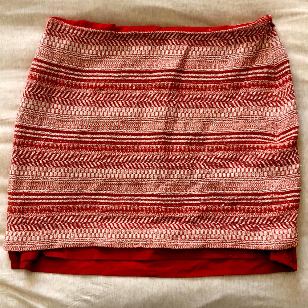 Banana Republic orange mini skirt - size 4